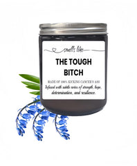 Carastora Fun Candle bluebells label showcases gift-ready packaging and inviting fragrance.