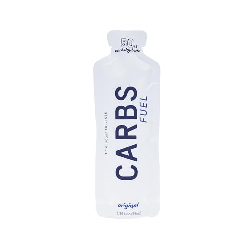 Carbs Fuel Original energy gel packet closeup highlights clean energy