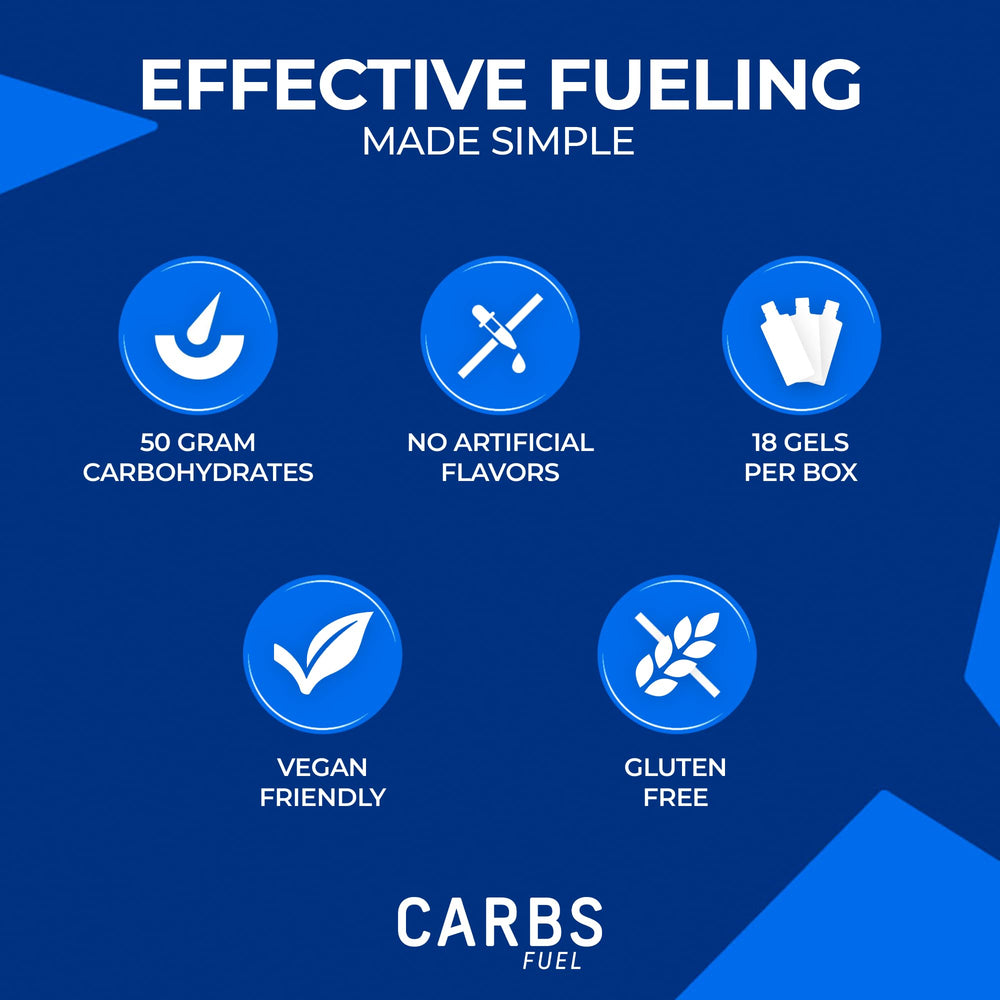 Carbs Fuel Original running-belt-ready package within reach