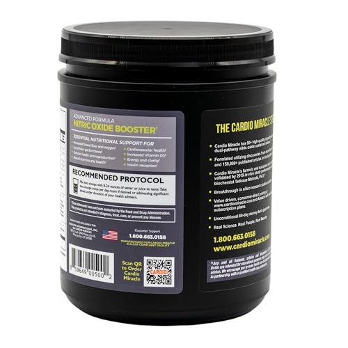 Beet root powder tub from Cardio Miracle highlighting natural base and nutrients