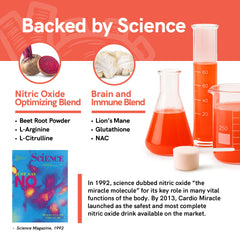 Cardio Miracle energy-boost shake ready to drink in a glass.