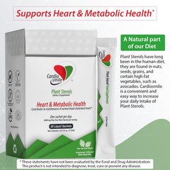 Cardiosmile 1400mg beta-sitosterol per serving highlights potent sterols