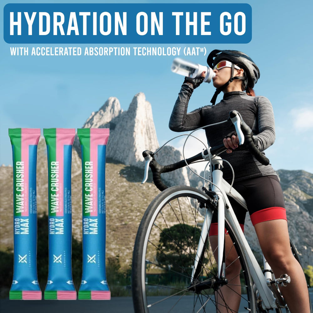 Wavecrusher flavor label highlighting sugar-free, keto-friendly electrolytes.