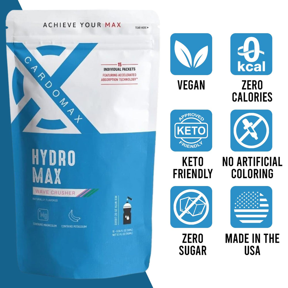 CardoMax Hydromax Wavecrusher stick portable for gym or travel hydration.