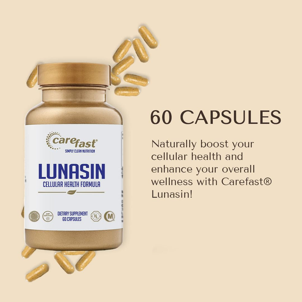Carefast Lunasin epigenetic-health close-up suggesting cellular support.
