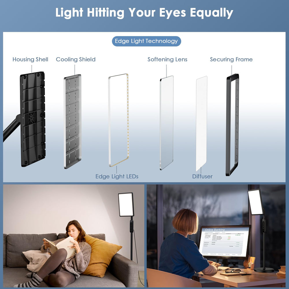 CAREMORR Lamp offers 15, 30, 45, and 60 minute timers for tailored sessions.