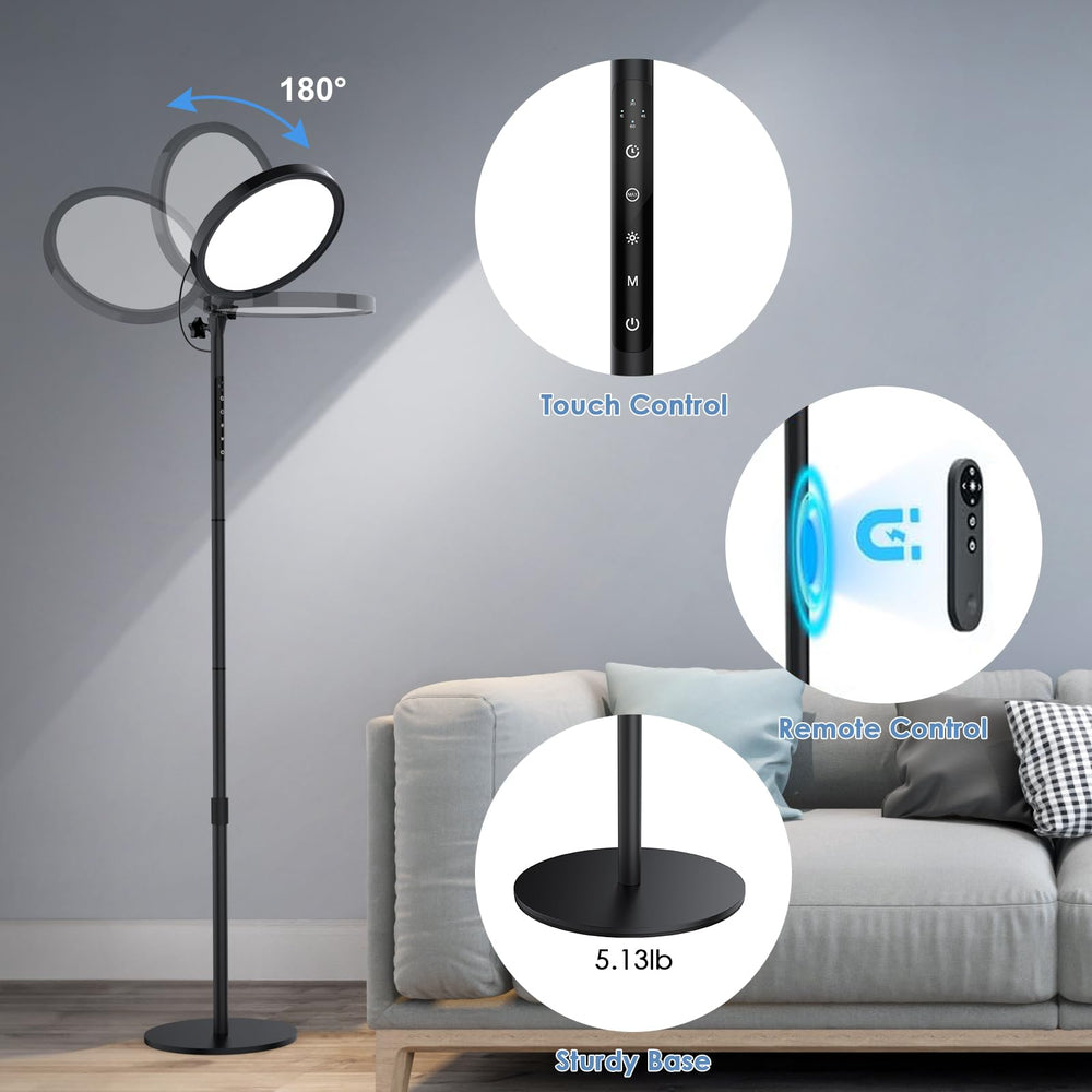 CAREMORR lamp with built-in timers for focused reading sessions