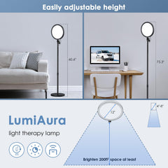 CAREMORR lamp with touch and remote control for easy operation