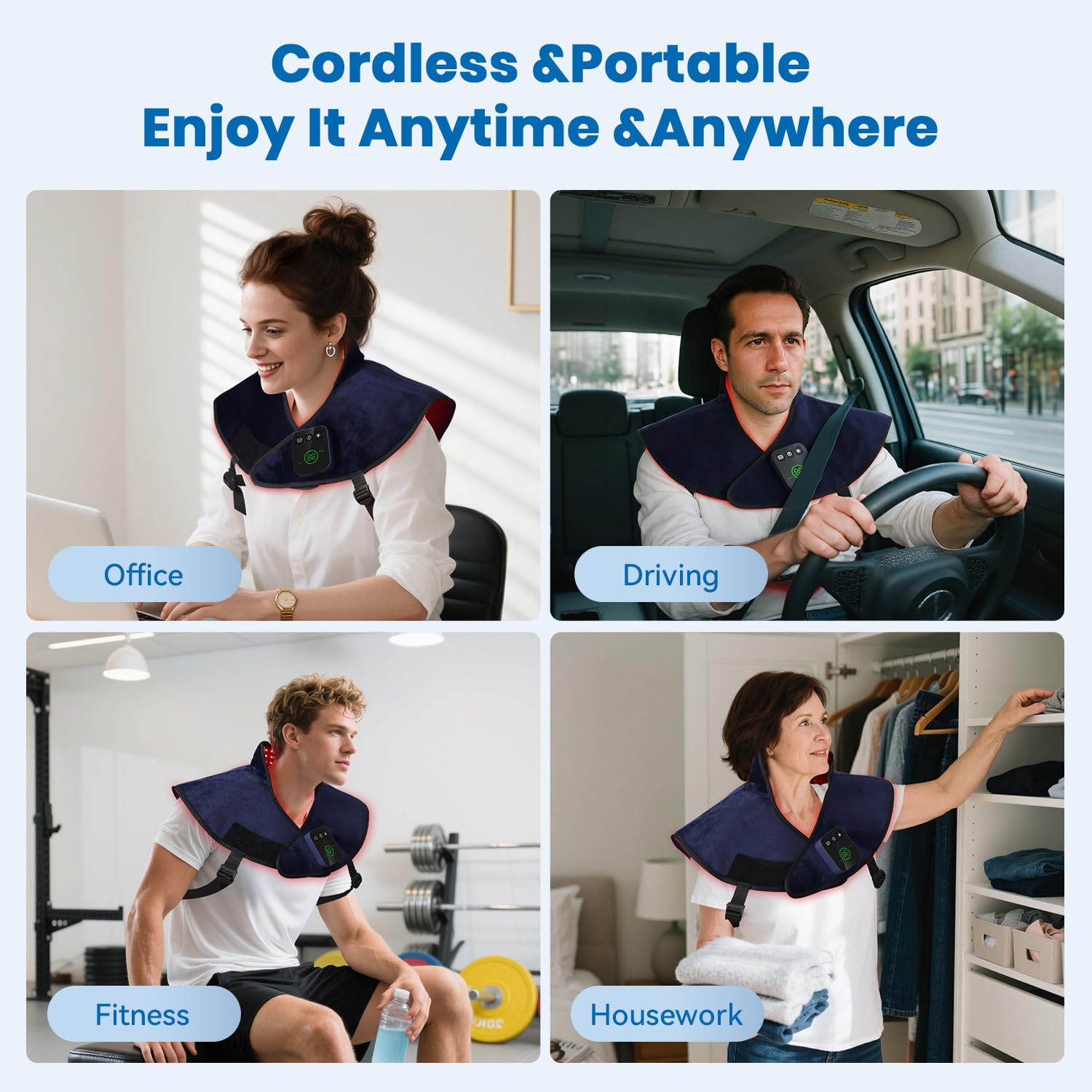 CareMORR soft, flexible fabric comfortably hugs the body.