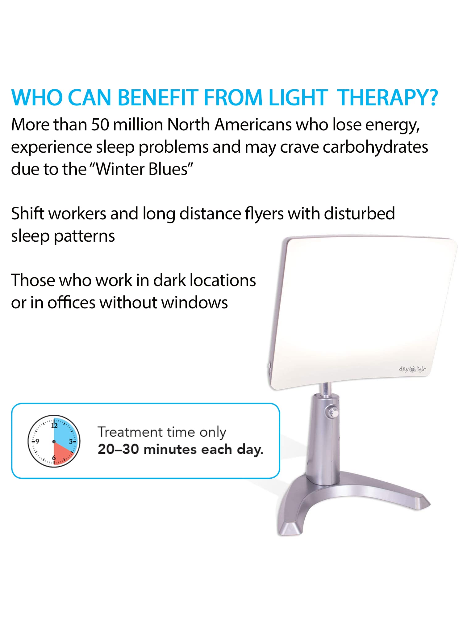 Carex Day-Light includes a 5-year warranty for lasting support.