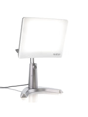 Carex Day-Light Classic Plus at 12 inches delivers bright, comfortable exposure.