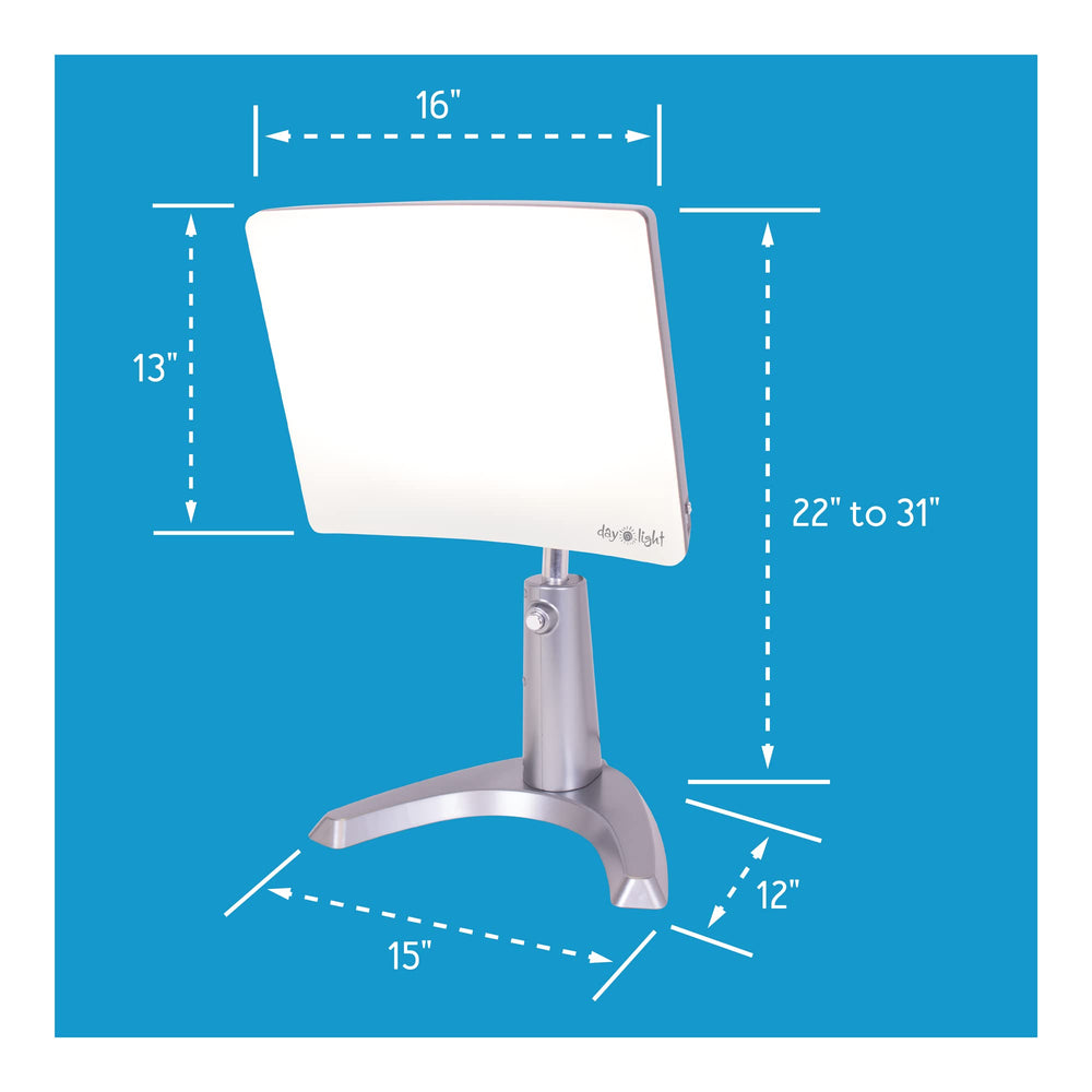 Carex Day-Light glare-free screen reduces reflections for calm sessions.
