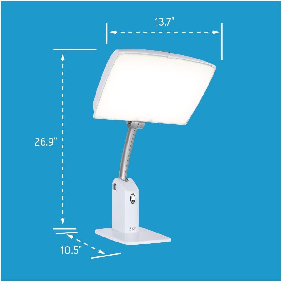 Carex Day-Light Sky high-impact polycarbonate body for safety