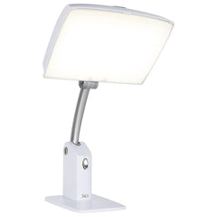 Carex Day-Light Sky lamp viewed from front for mood-boosting brightness
