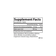 Carlson Alpha Lipoic Acid 300 mg packaging highlights quality
