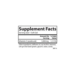 Carlson C-Gels packaging label highlights potency and quality.