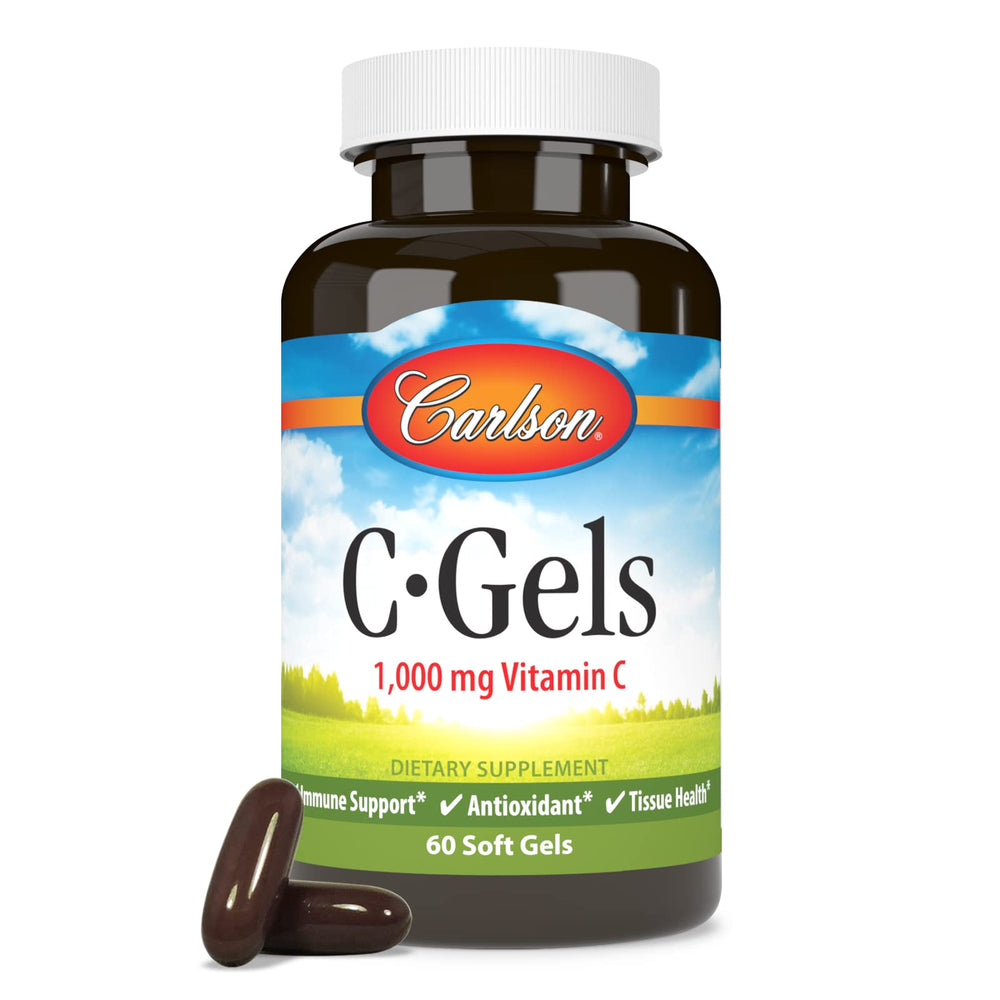 Carlson C-Gel packaging emphasizes teeth and gum health potential