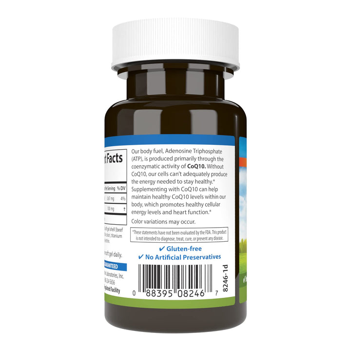 Softgels being poured from Carlson bottle signaling easy daily intake.