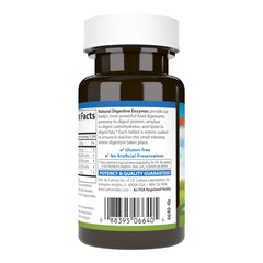 Carlson Digestive Enzymes 34 tablets close-up showing coated tablets for targeted digestion.