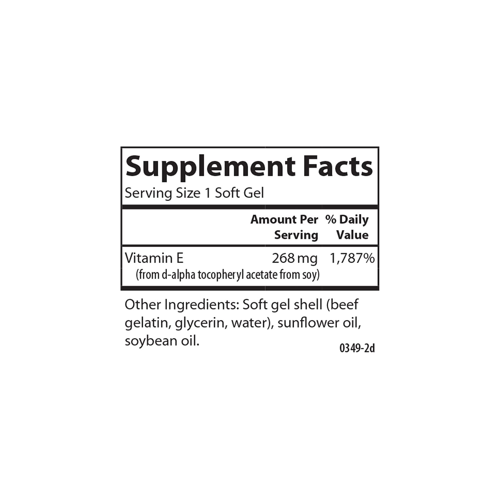 Carlson E-Gems bottle close-up showcasing natural-source vitamin E.