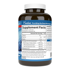 Carlson Fish Oil Q softgels arranged for convenient daily support.
