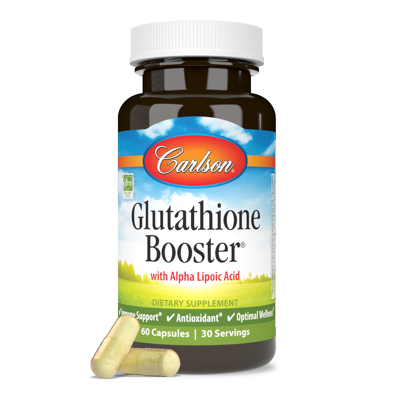 Carlson Glutathione Booster pack of 2, convenient two-pack value