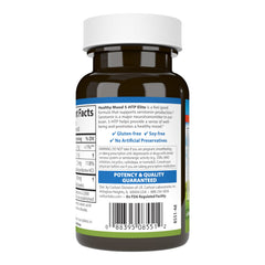 Carlson Healthy Mood 5-HTP Elite raspberry-flavored chewables ready to enjoy