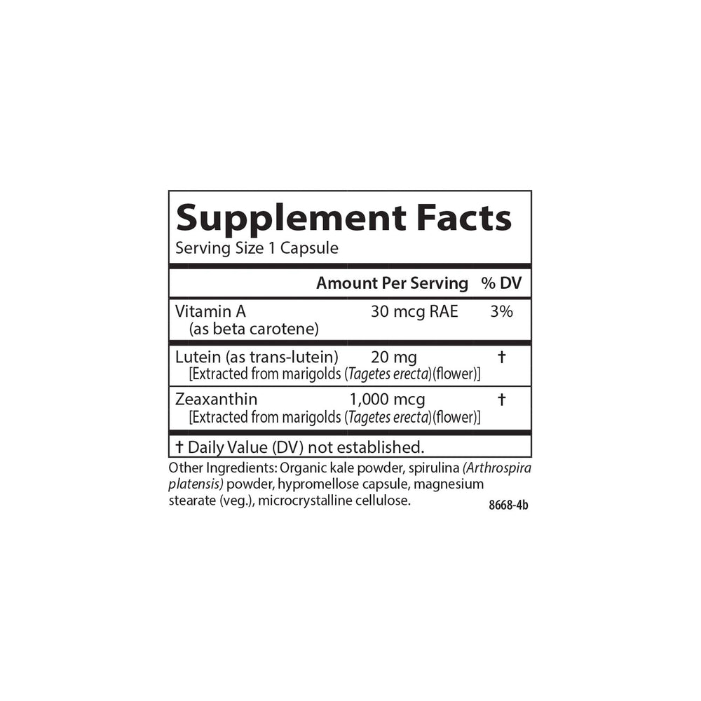 2-pack Carlson Lutein & Greens box for value.