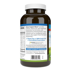 Carlson Nutra-Support Bone label nutrition facts close up