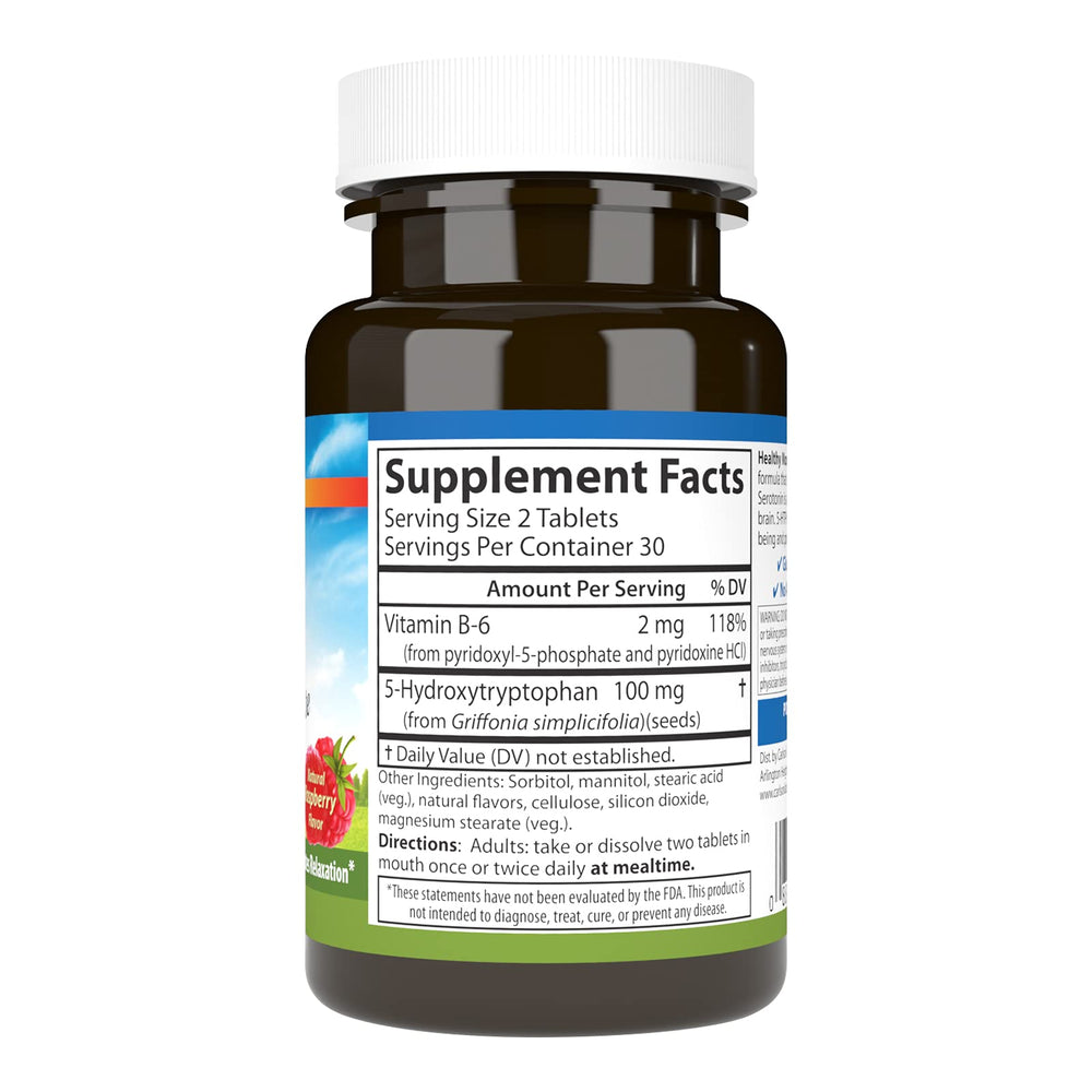 Carlson raspberry-flavored chewables packaging, 60 tablets per bottle for convenient daily use.