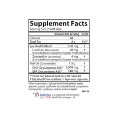 Carlson Right for The Macula DHA content graphic illustrates omega-3 support for eye function