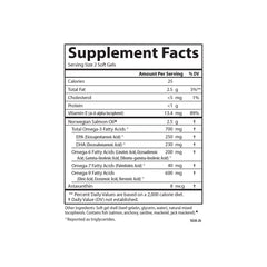 Carlson Salmon Oil Complete pack emphasizes per-pack information and value.