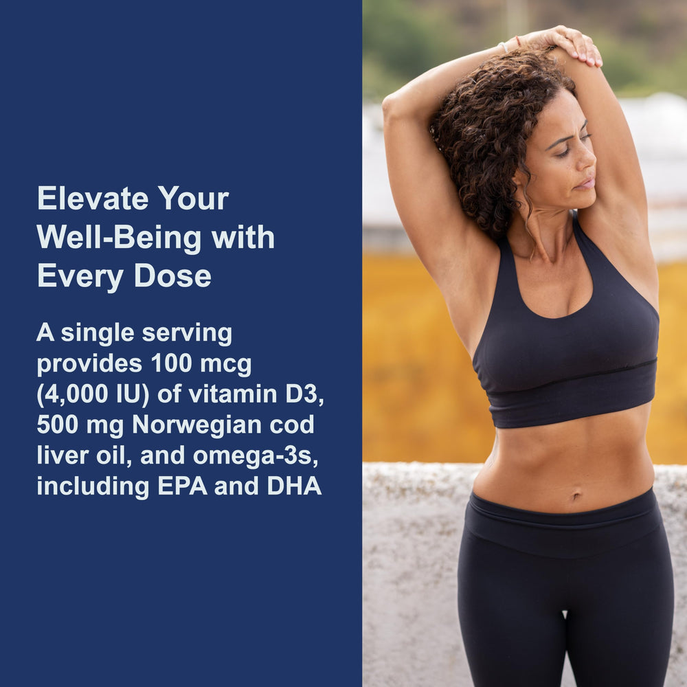 Carlson Solar D Gems omega-3 content shown for EPA and DHA