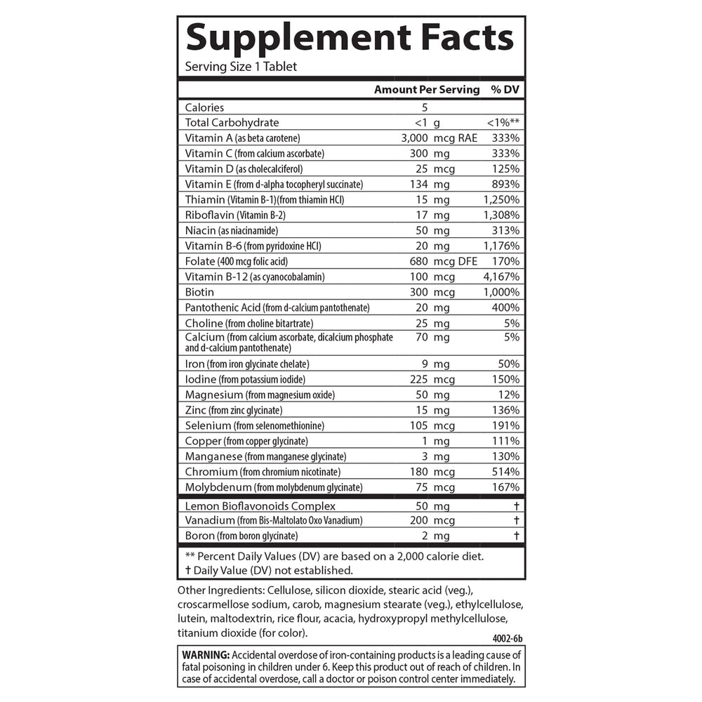 Carlson Super 1 Daily tablets arranged on white surface for clarity.
