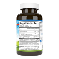 Carlson Super-C tablets close-up highlights vitamin C content for daily wellness.