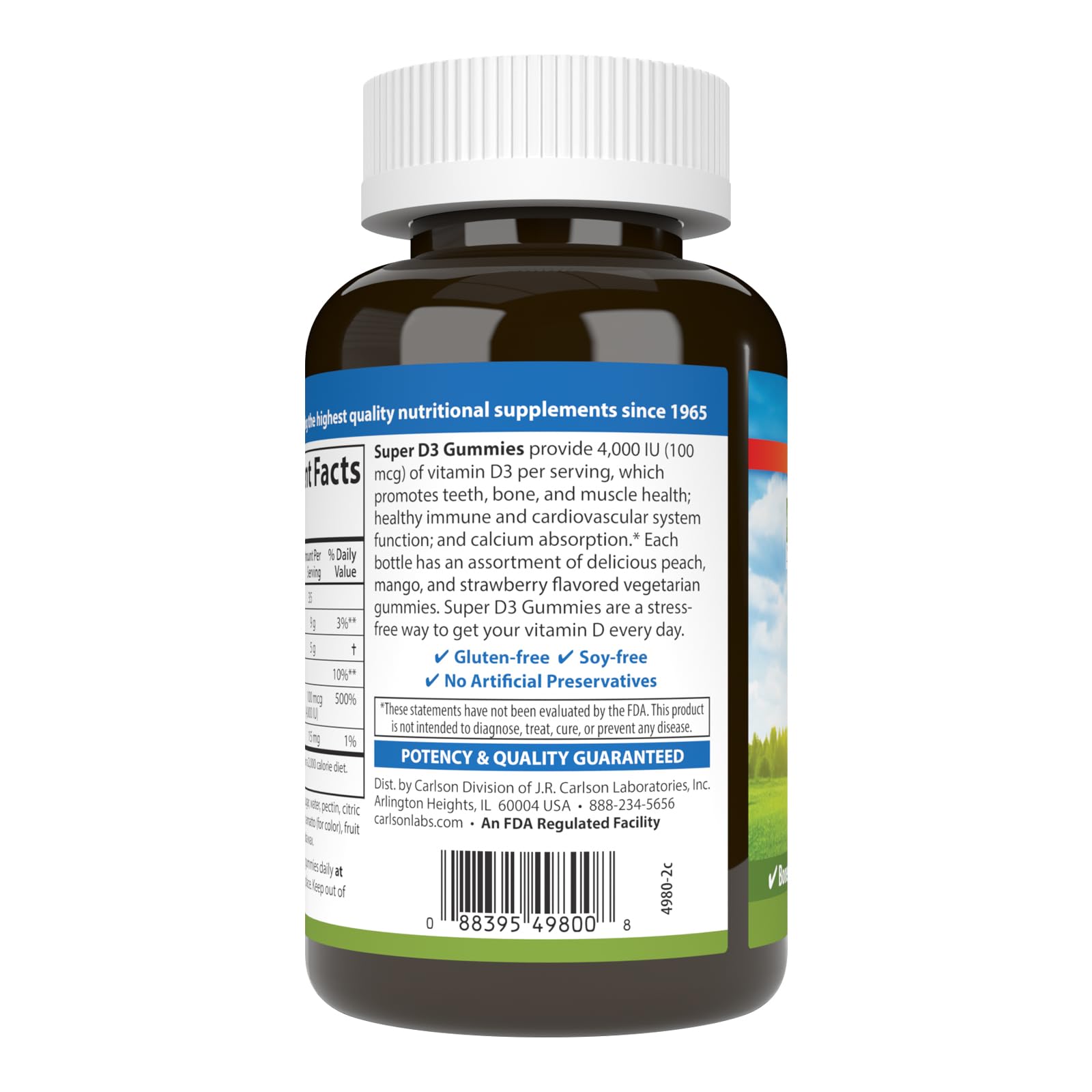 Carlson Super D3 Gummies ready for daily wellness ritual