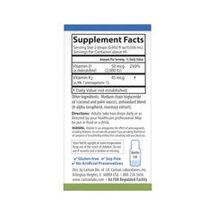 Carlson Super Daily D3 + K2 two-bottles pack ready for family use