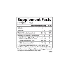 Carlson Super DHA Gems certifications label confirms IFOS and non-GMO status.