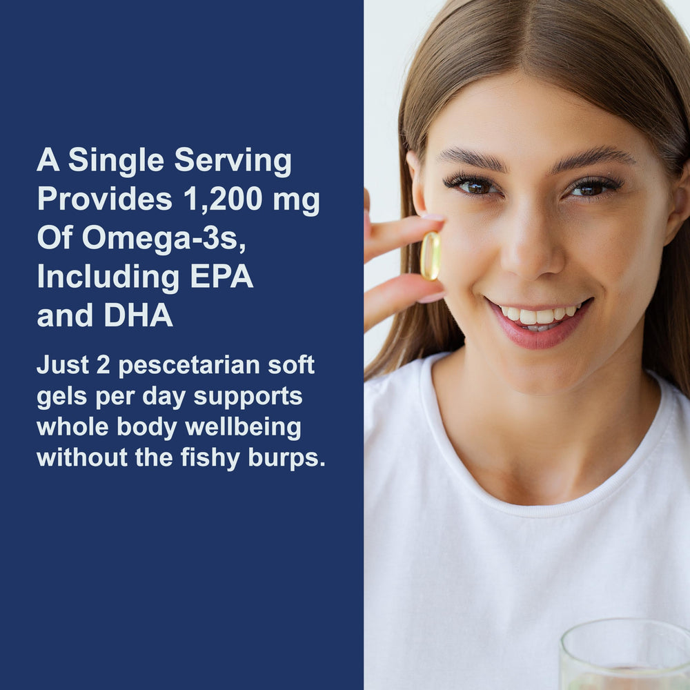 Carlson Super Omega-3 Gems wild-caught sustainability badge signals responsible ingredients