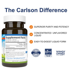 Two-bottle Carlson Vitamin A Palmitate pack for convenient daily use