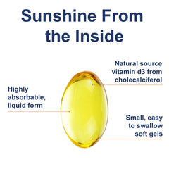 Carlson Vitamin D pack of two bottles highlights value and convenience.