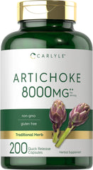 Carlyle Artichoke Extract Capsules bottle for convenient daily use.