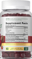 Carlyle Beet Root Gummies close-up, chewy texture ideal for daily snacking.
