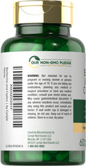 Carlyle Berberine Cinnamon label emphasizing gluten-free and non-GMO features.