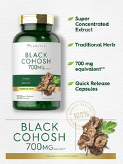 Carlyle Black Cohosh label detail: clear supplement facts for informed choices.