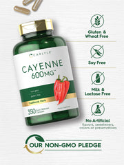 Packaging of Carlyle Cayenne capsules ready for shelf display