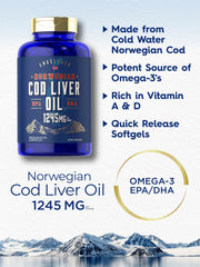 Non GMO gluten free Carlyle cod liver oil softgels packaging