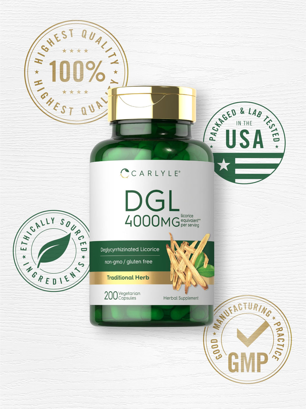 Carlyle DGL packaging and logo convey trusted quality