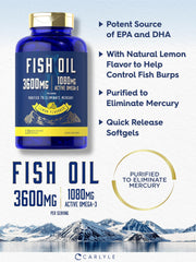 Carlyle purity seal on bottle signaling mercury-free purification.
