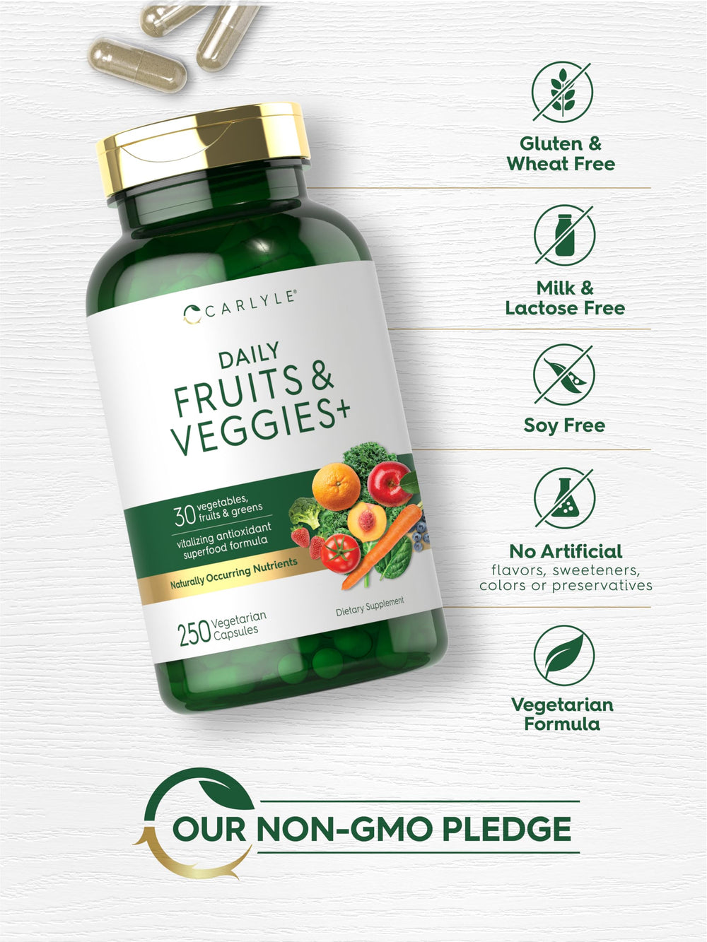 Carlyle Fruits and Veggies packaging box ready for everyday use